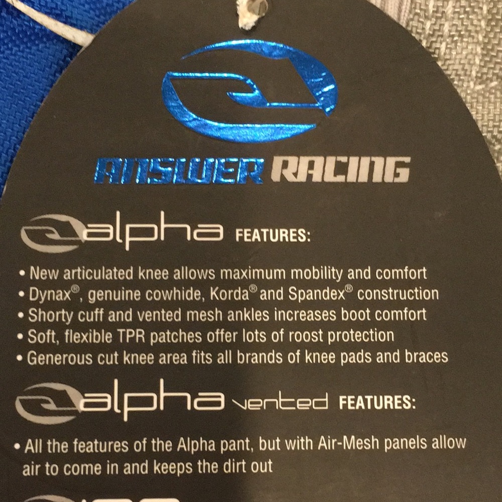 Answer | ION Motocross Racing Pants - Picture 16 of 17